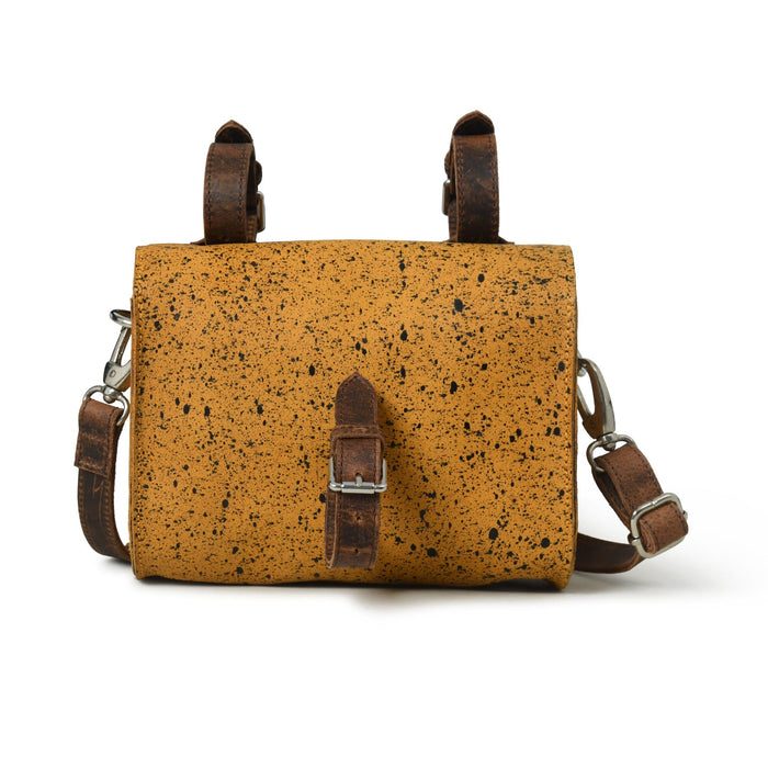 The Amber Vintage Saddle Pouch