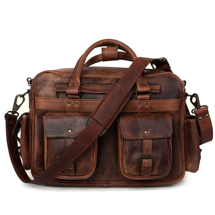 Leather pilot briefcase Outlet