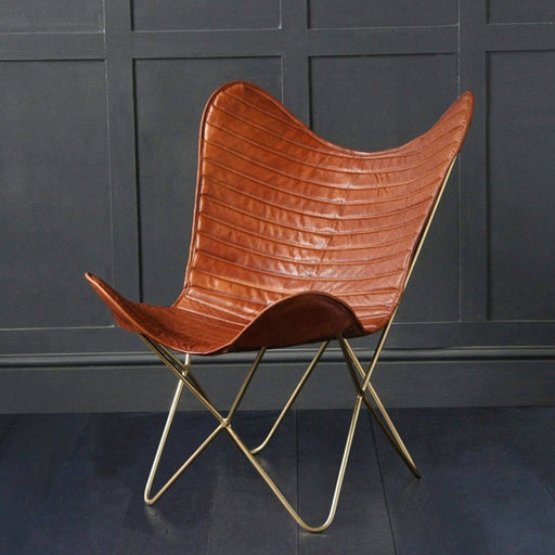 Leather Butterfly Chair