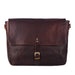 Briefcase 3 Colors Classy Leather Bags Walnut 