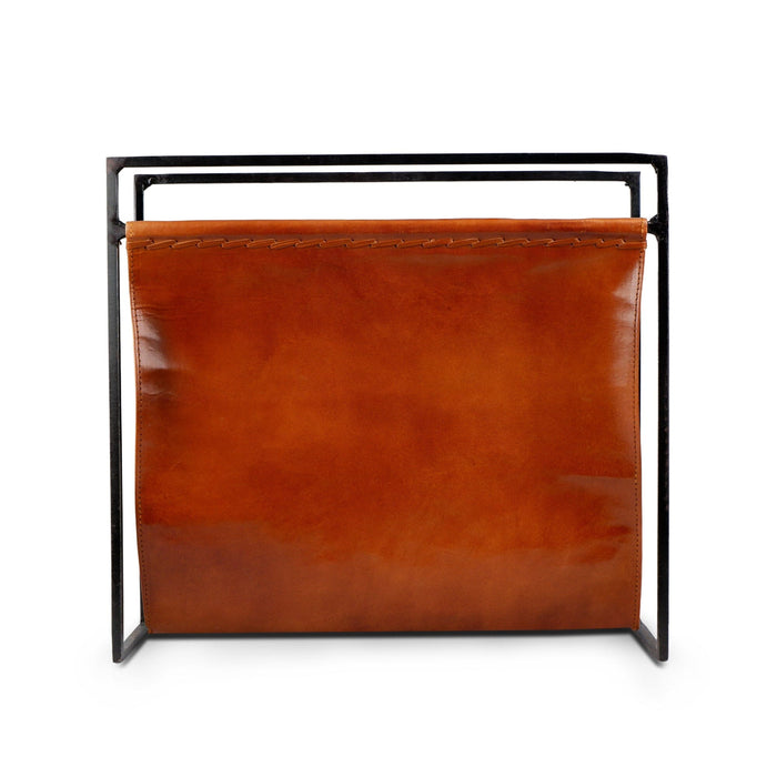 Leather Newspaper & Magazine Rack