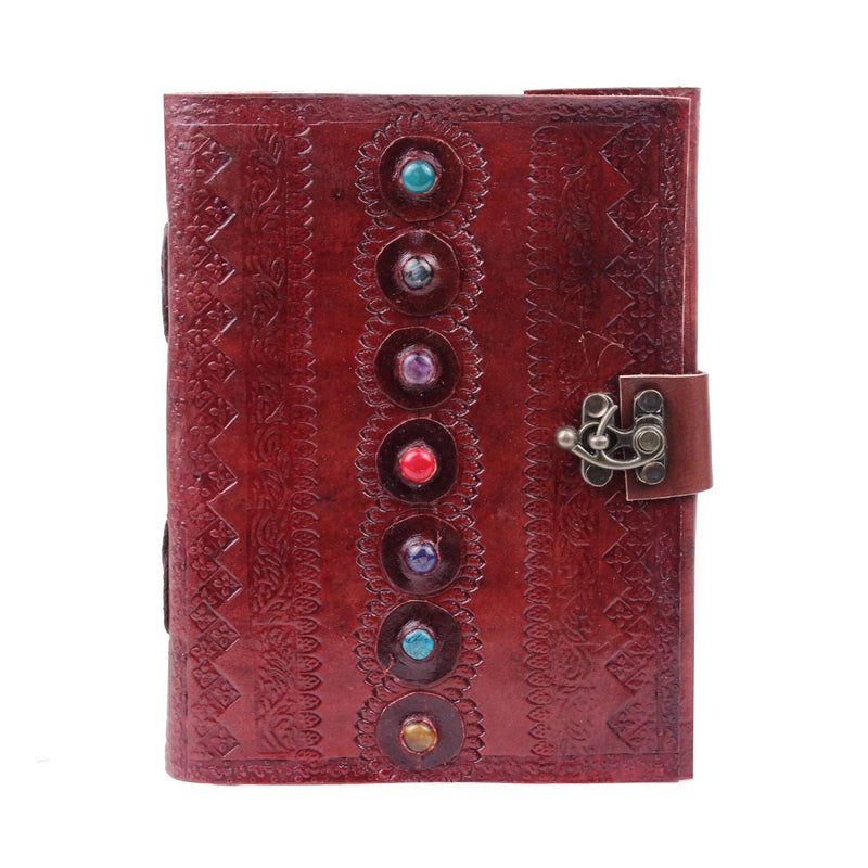 7 Stone Eye Leather Journal Writing Handmade Leather Notebook Classy Leather Bags 