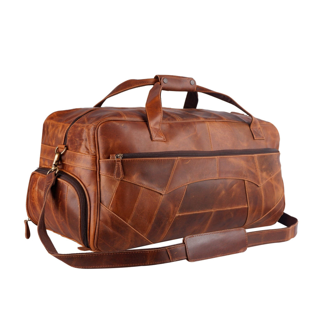 dawson leather duffle