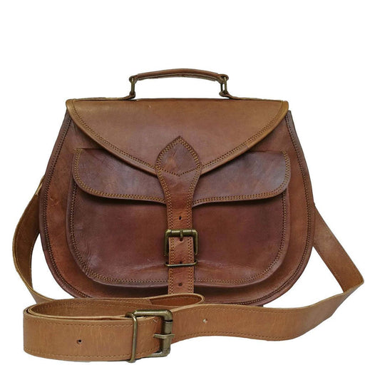 MANDAVA Handmade Crossbody Bag - Genuine Buffalo Leather, Small Purse For Women