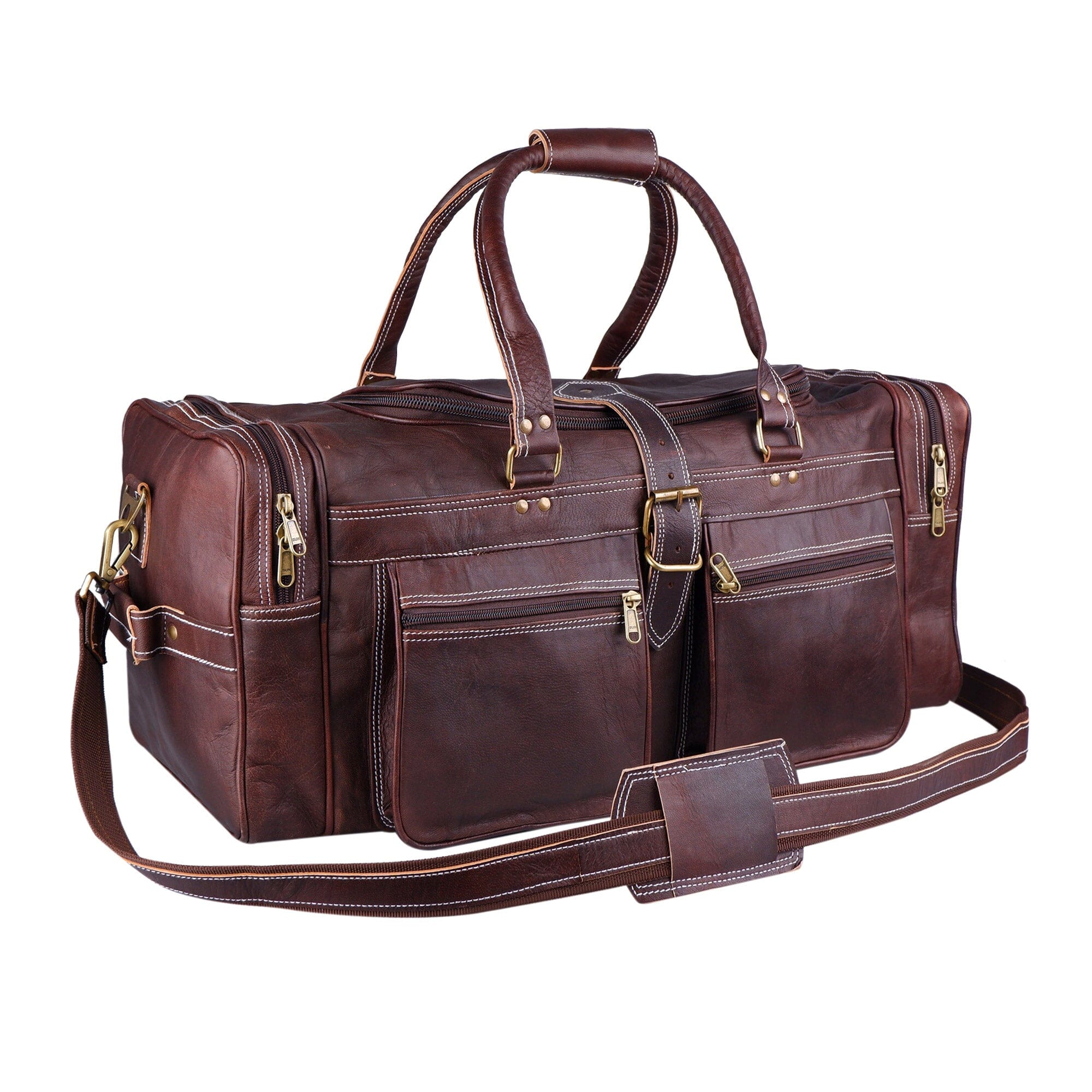 Classy Leather Bags Baxter Duffel - Thumbnail 2