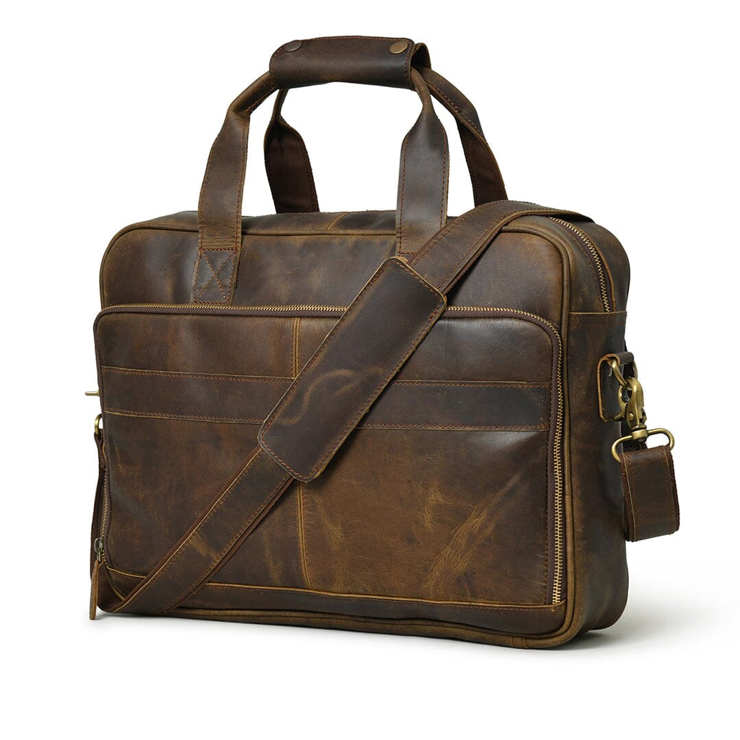 Hudson Leather Briefcase | Office Leather Briefcase For Men