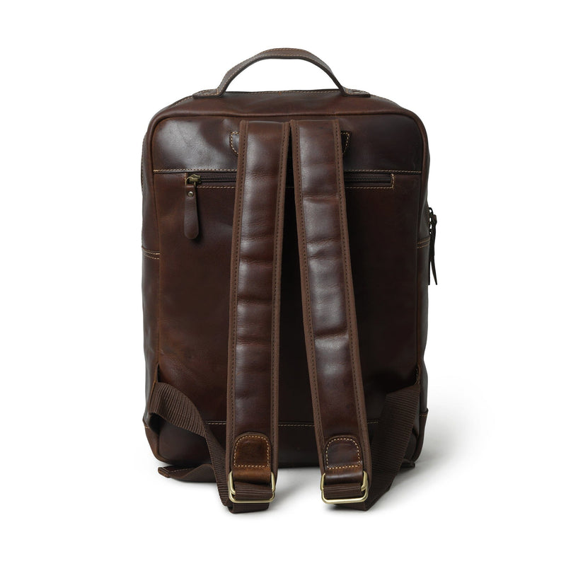 backpack with leather Portland Leather Backpack