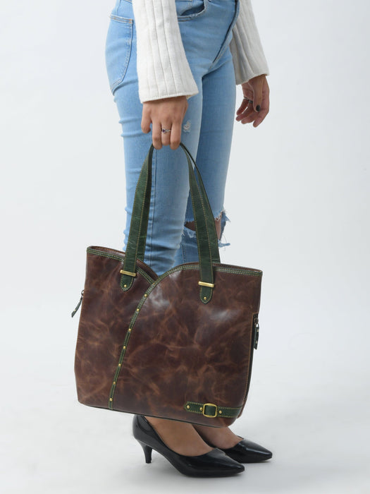 The Riley Handbag - Brown