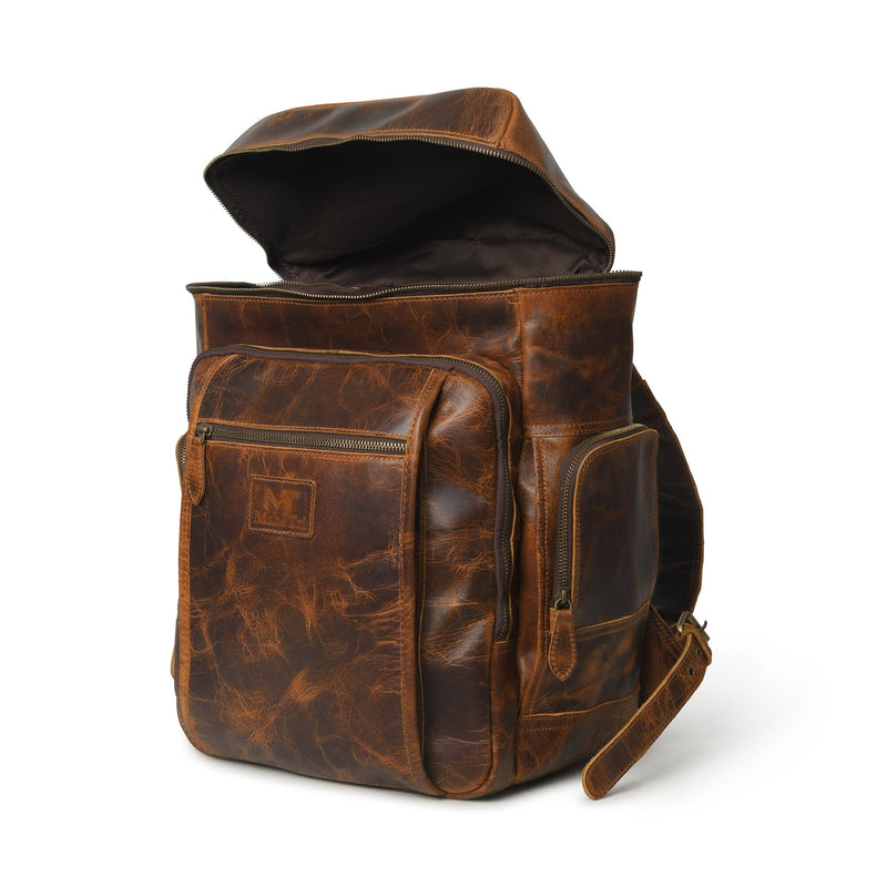 chevron leather backpack Bison Standard Duluth Pack to quickly secure and adjust to fit their needs Vintage Buffalo Leather Rucksack
