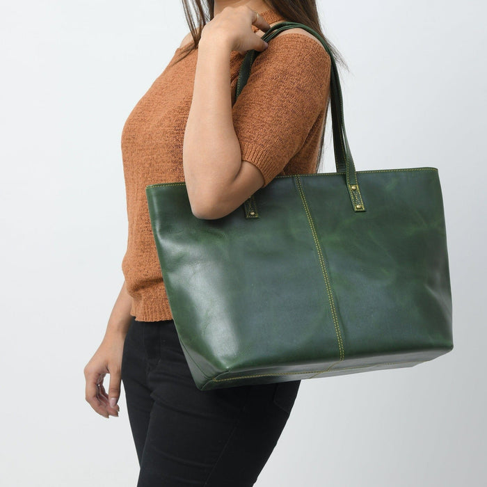 Handmade Womens Green Leather Backpack Purse Satchel Bag for Women –  igemstonejewelry
