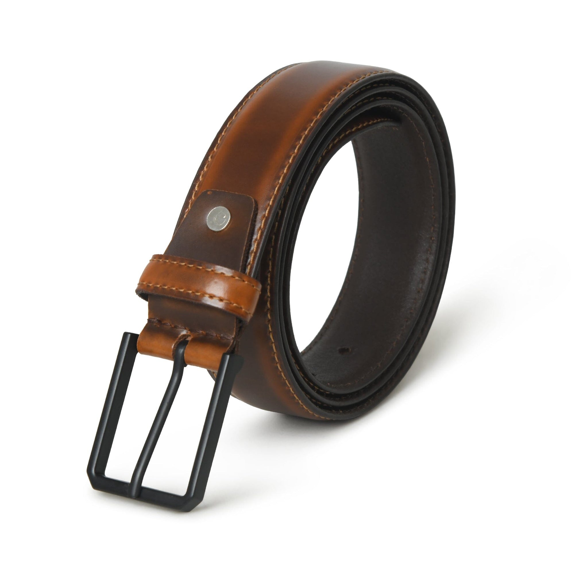 Cooper Caramel Men's Leather Belt | Leather Belt For Men — Classy ...