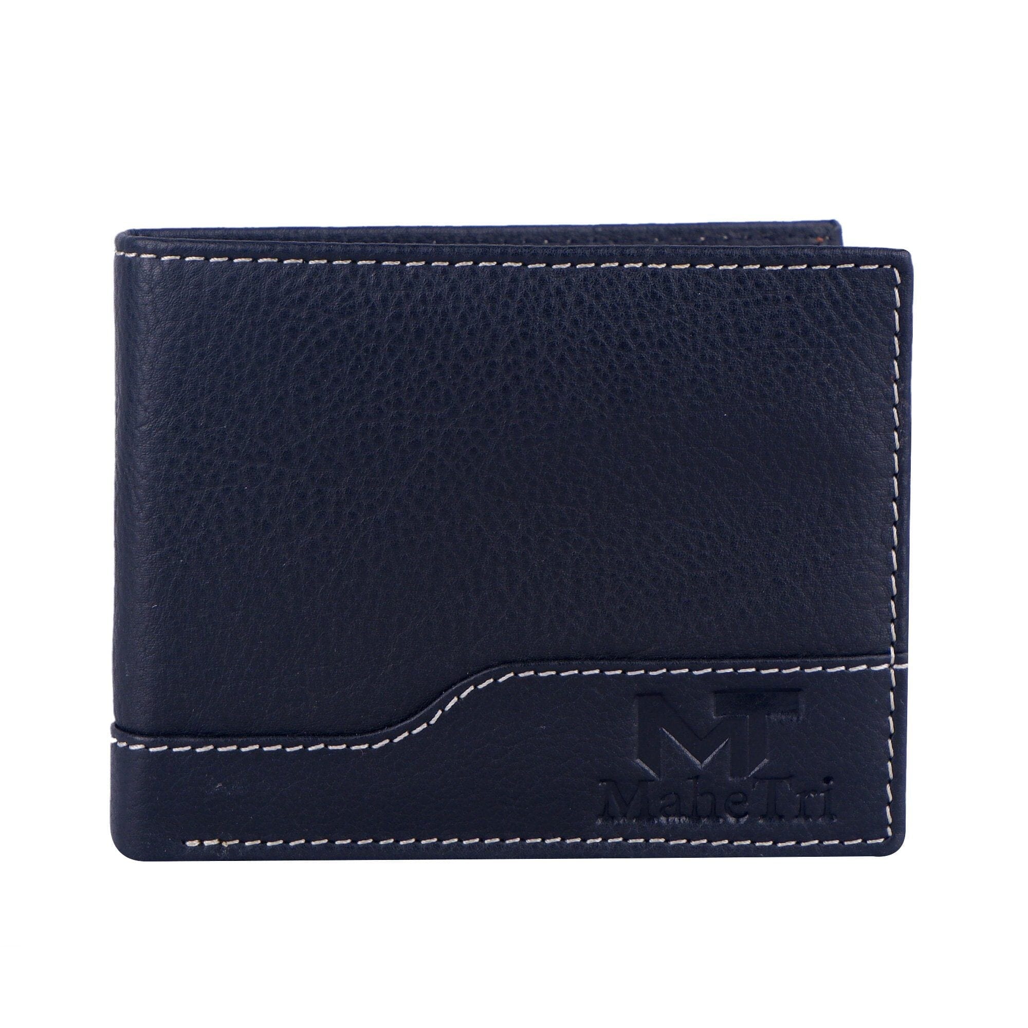 Simons Bi-fold Black Leather Wallet For Men | Gift for Him | Shop