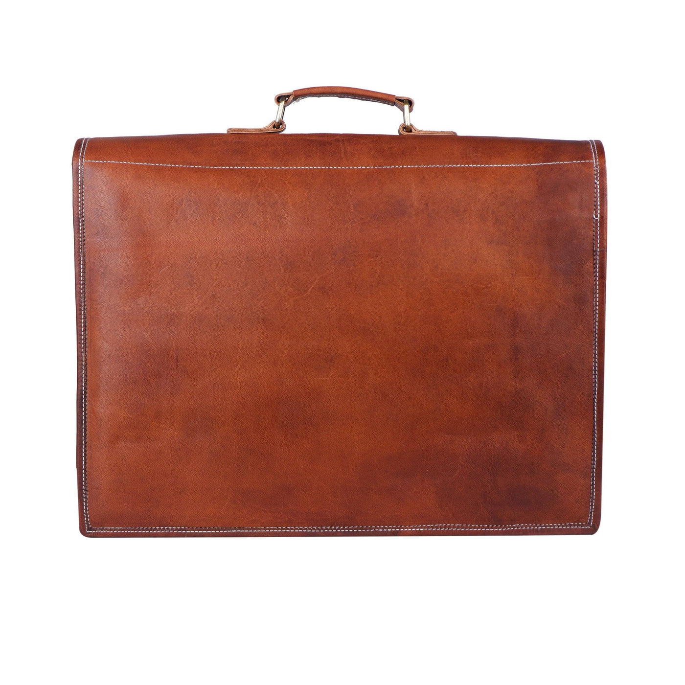 MaheTri Big Pocket Leather Messenger Bag For Men & Women — Classy Leather Bags