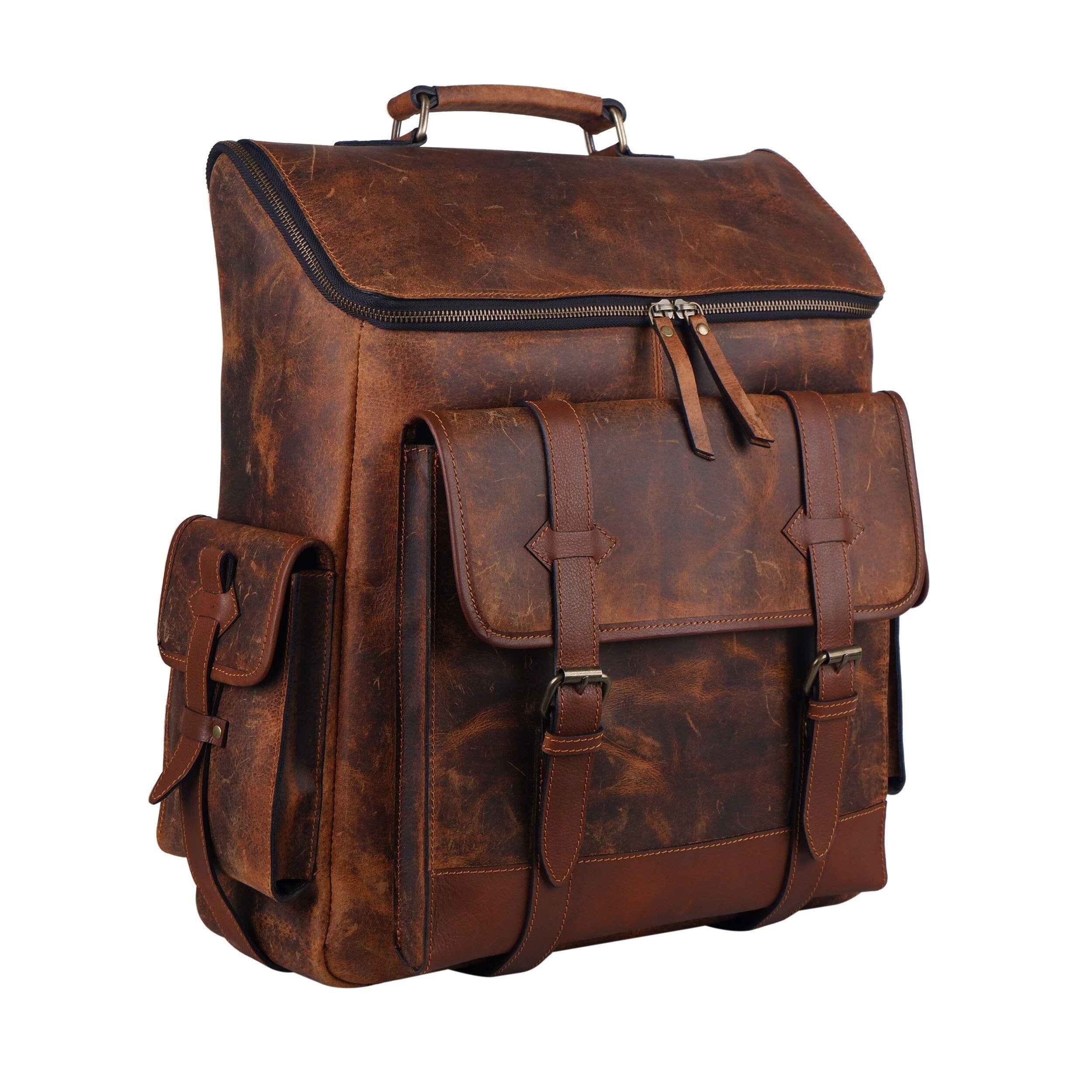 Solar Leather Backpack | Leather Laptop Backpack | Classy Leather ...