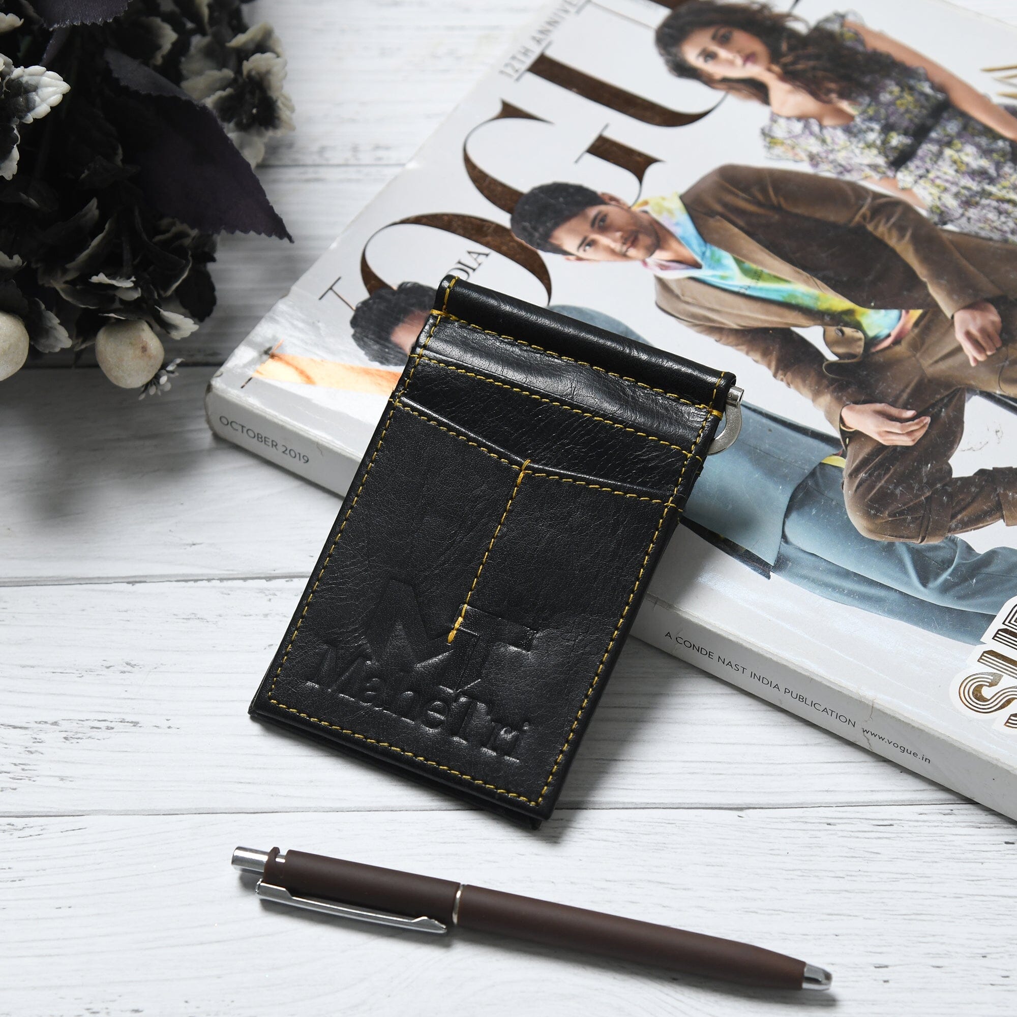 Cartera Black Money Cliper | Cartera de cuero para hombres Black Money ...
