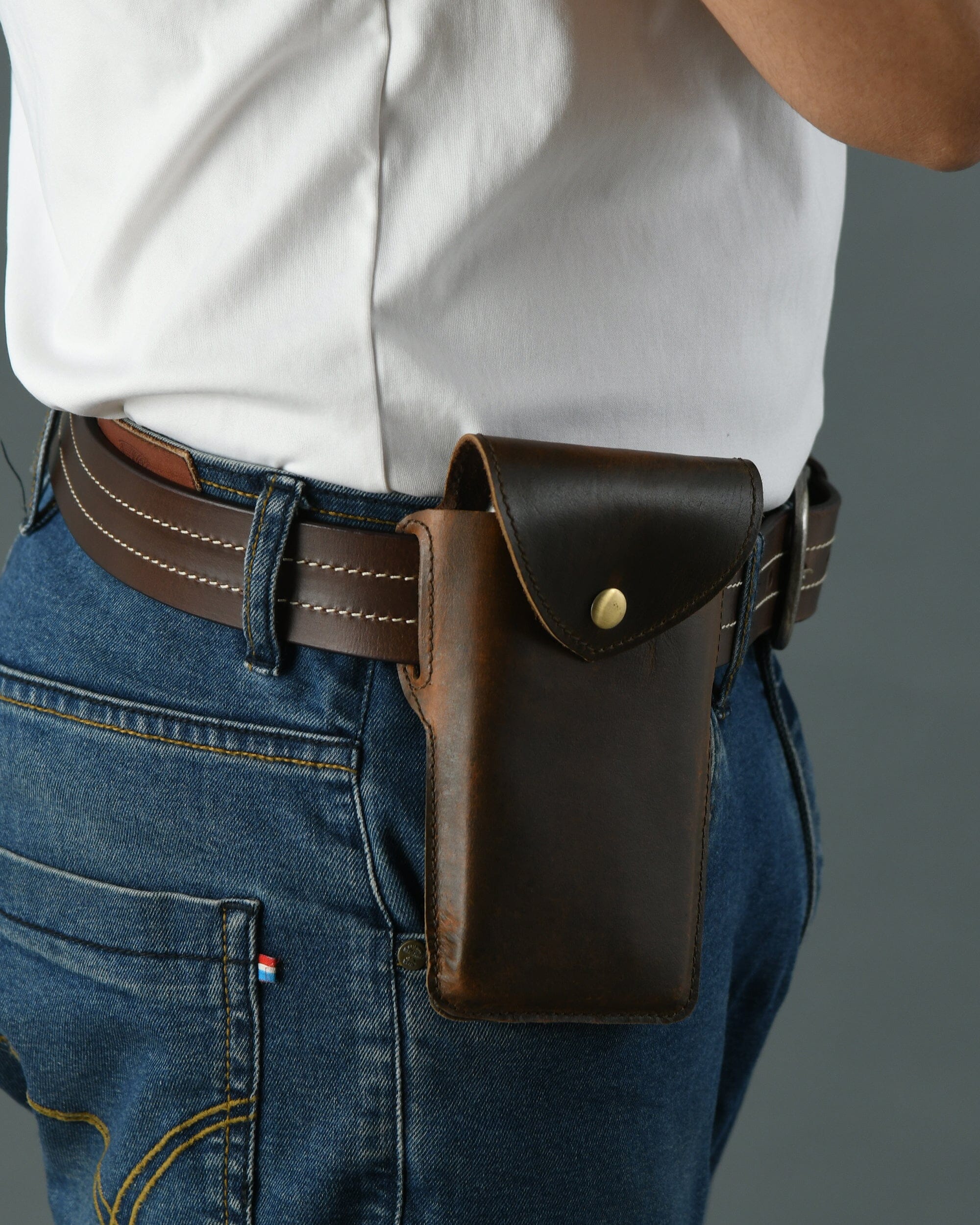 Classy Leather Bags Mobile Holster Case - Thumbnail 4