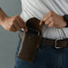 Mobile Holster Case- Dark Brown