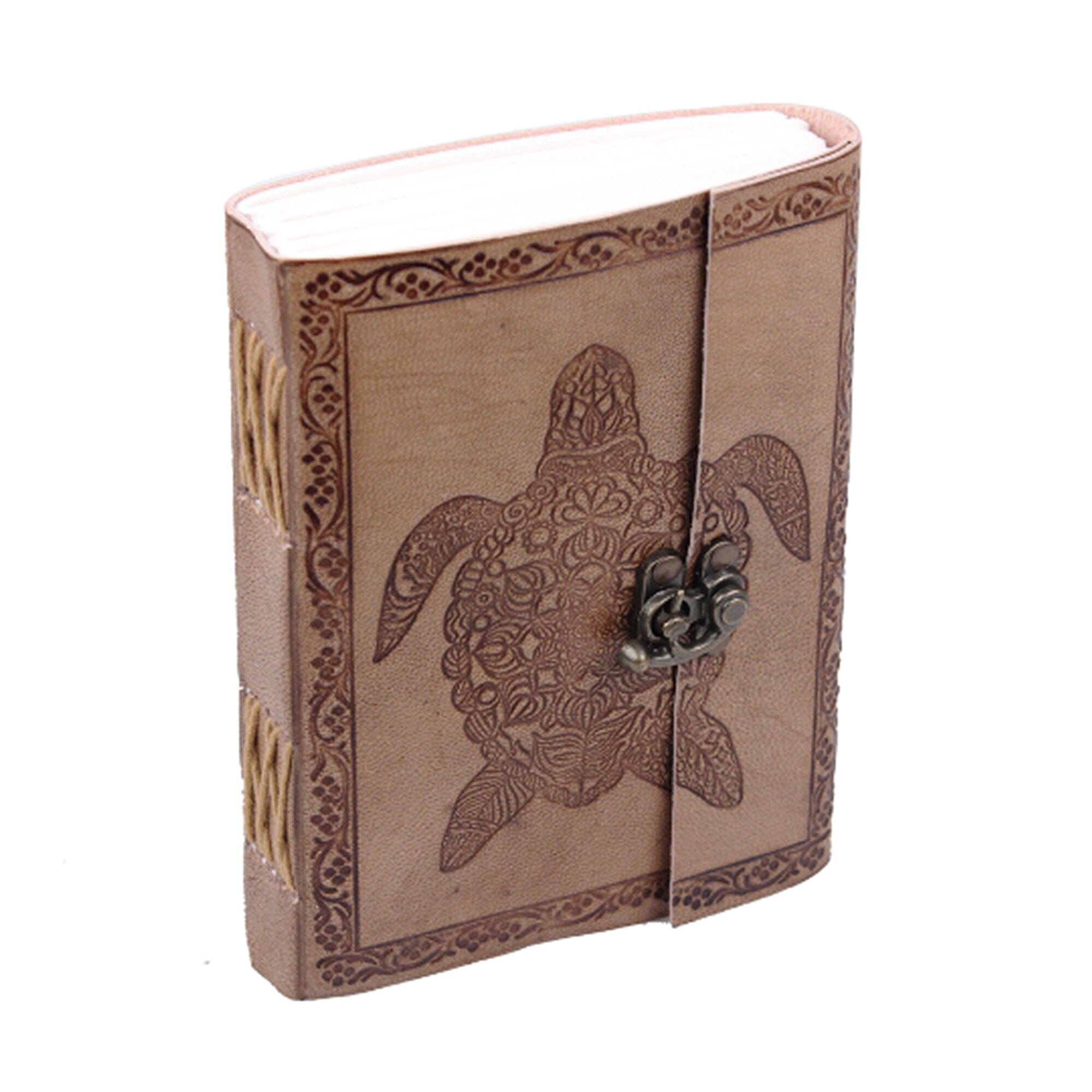 The Turtle Leather Journal | Personalized Leather Journal — Classy ...