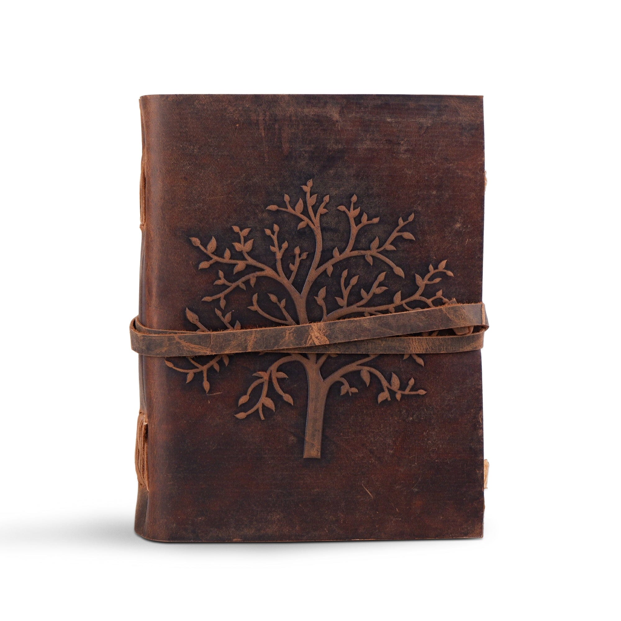 Tree of Life Journal | Handcrafted Leather Notebook — Classy Leather Bags
