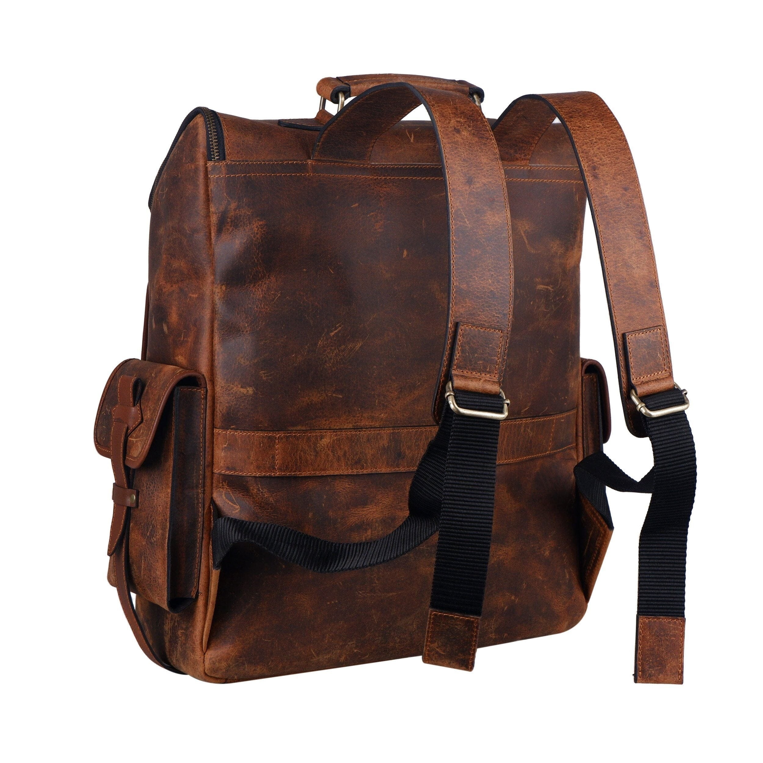 Solar Leather Backpack | Leather Laptop Backpack | Classy Leather ...