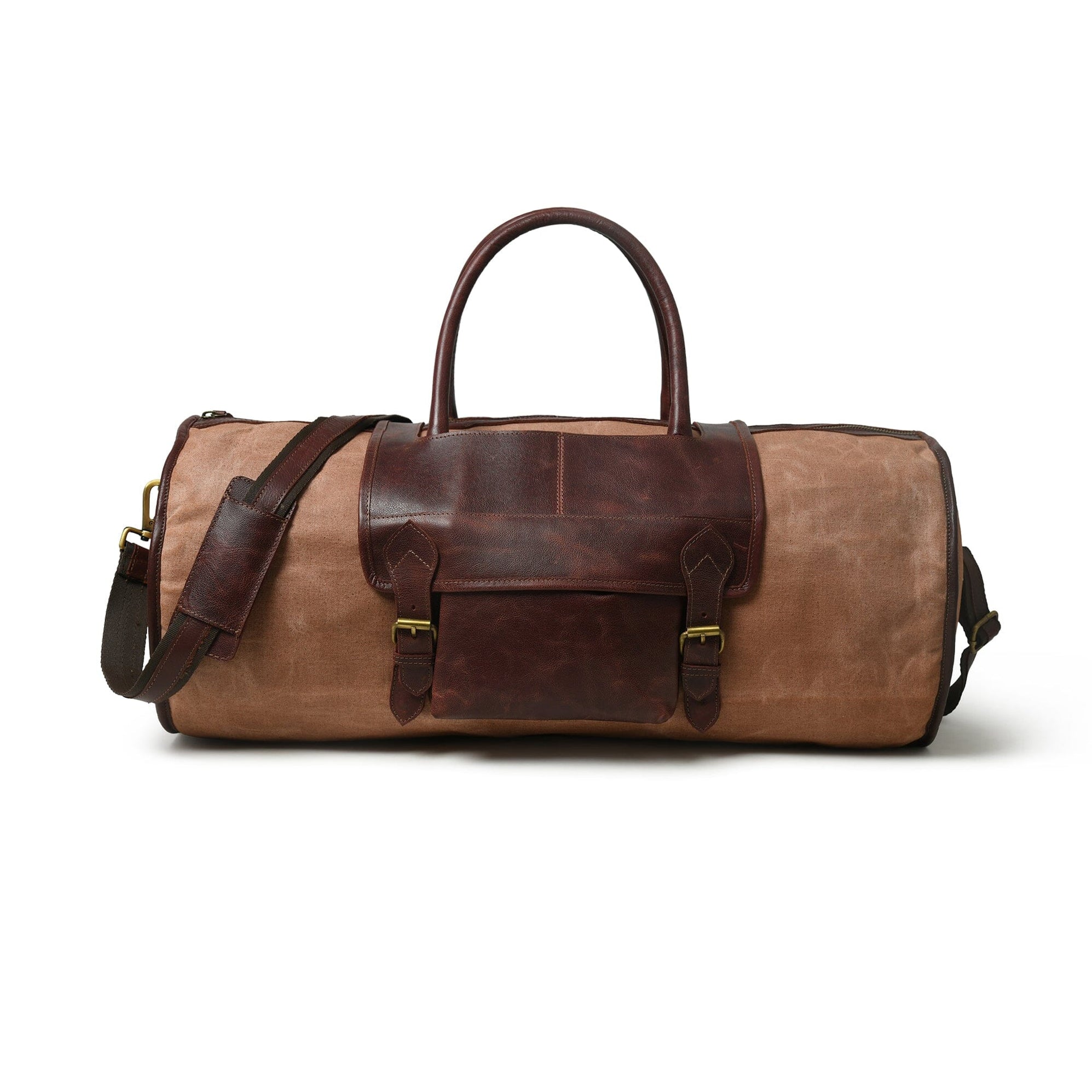 Howard Waxed Canvas Duffle Bag For Men — Classy Leather Bags