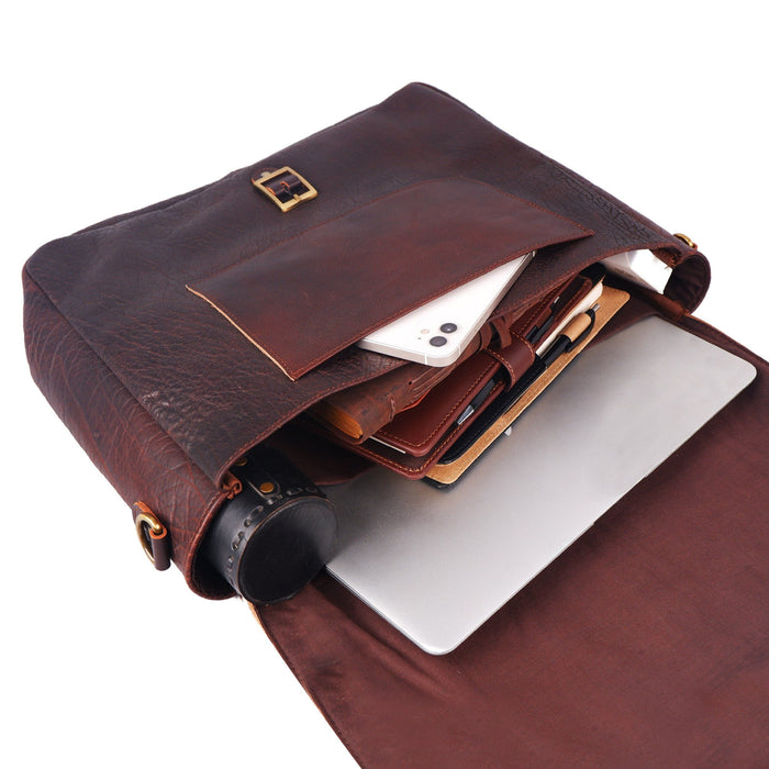 Briefcase 3 Colors Classy Leather Bags 