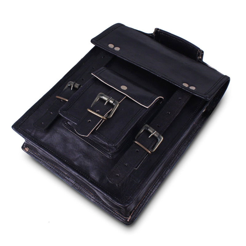 Shop Black Leather Crossbody Bag Classy Leather Bags