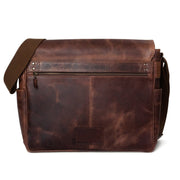 brown leather laptop bag