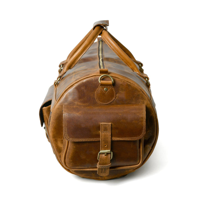 buy leather duffle bags online