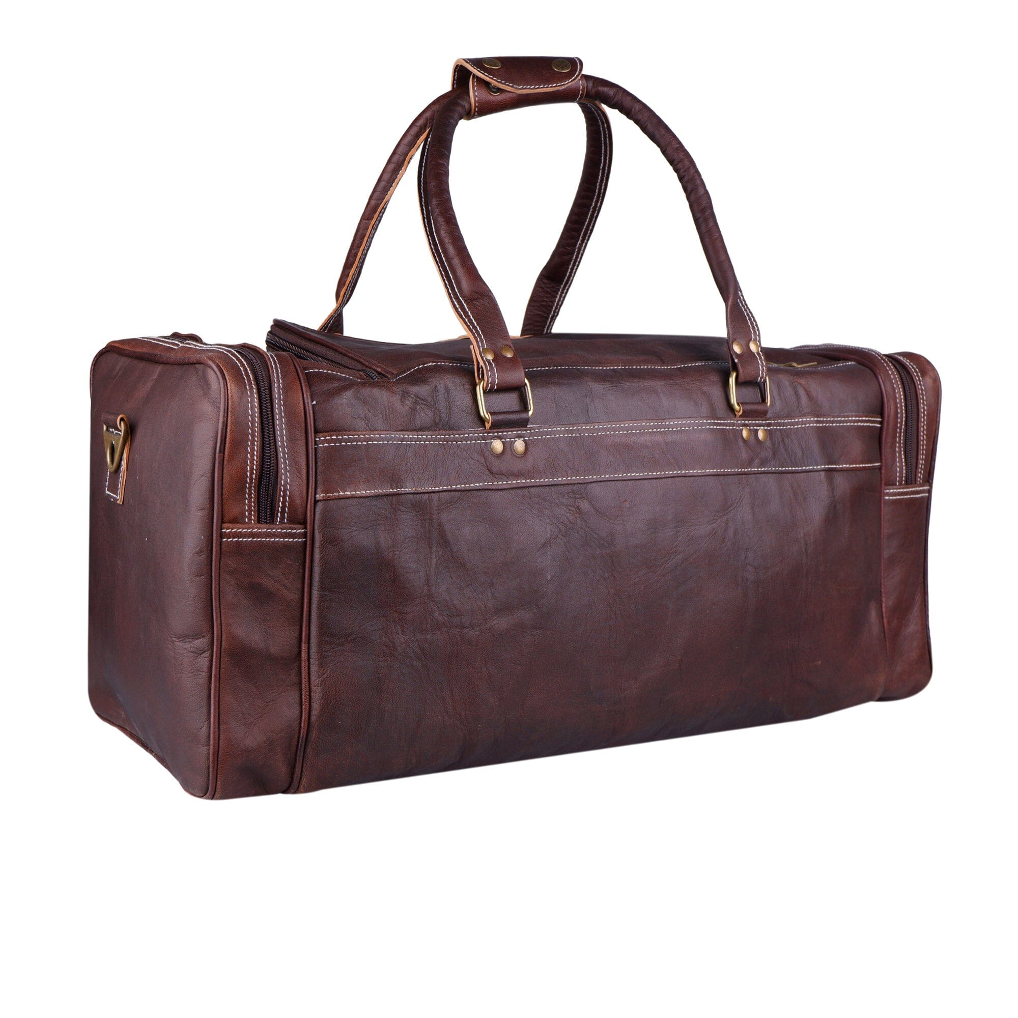 Classy Leather Bags Baxter Duffel - Thumbnail 5