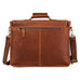 real leather laptop briefcase bag