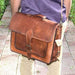 Vintage Large Leather Messenger Bag Classy Leather Bags 