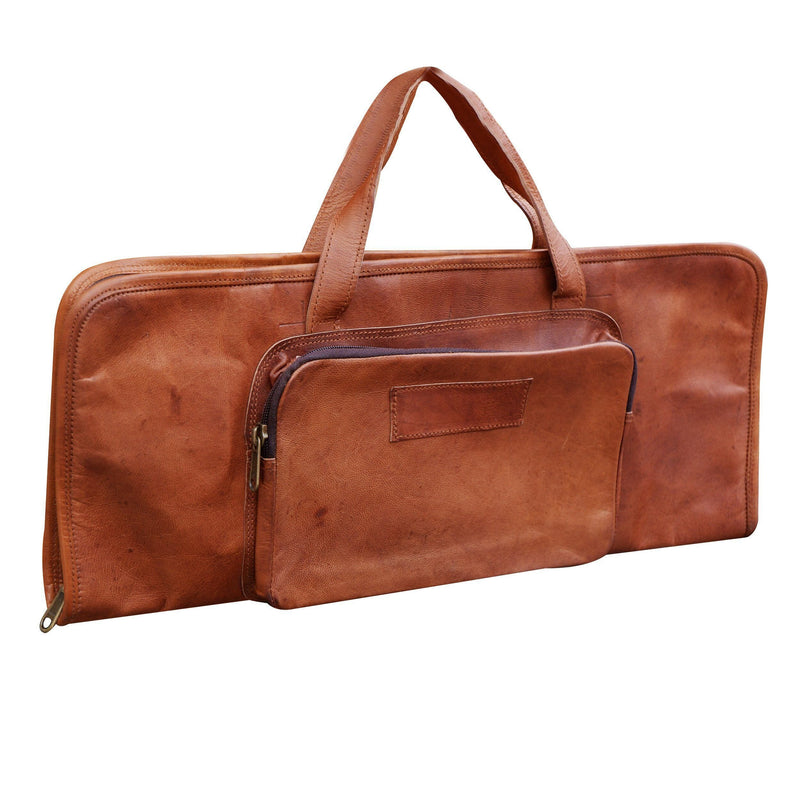 Genuine Vintage Leather Drumstick Bag Classy Leather Bags 