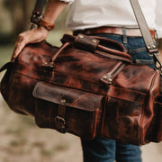 Leather Duffle Bag