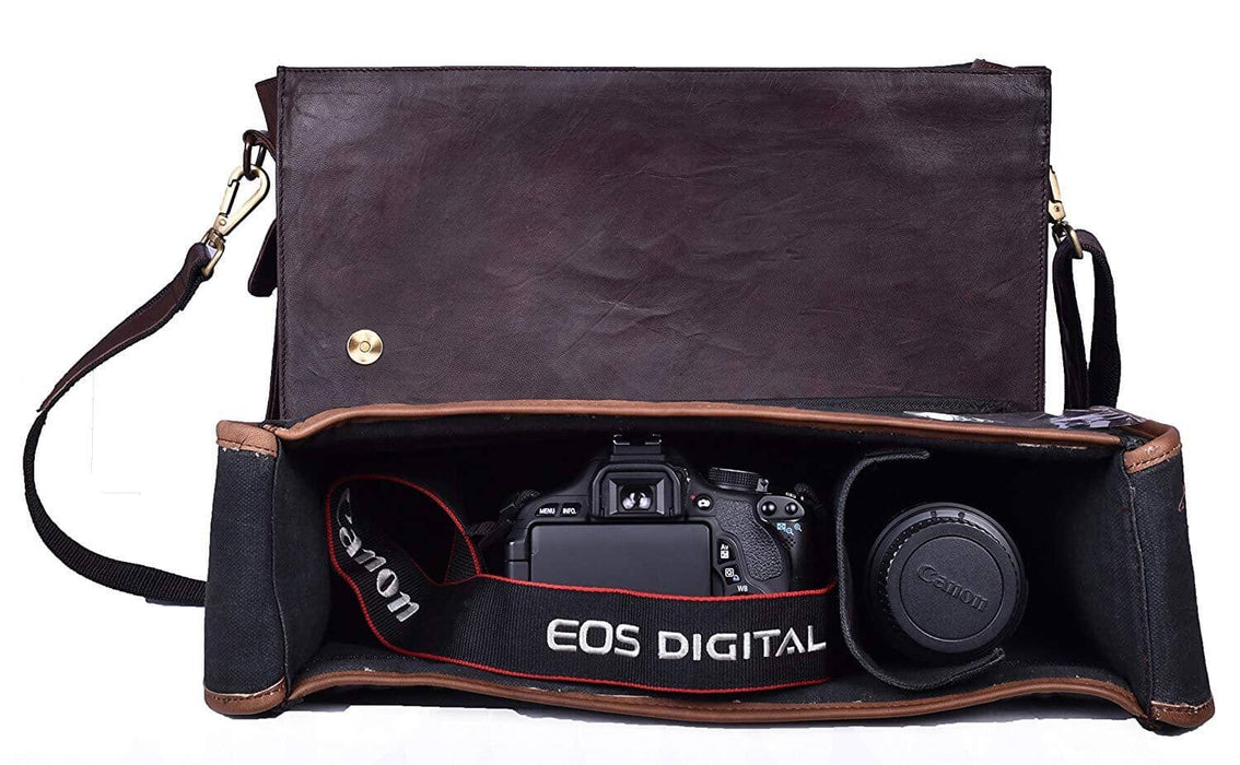 Shop Leather SLR Camera Bags Online from Classy Leather Bags