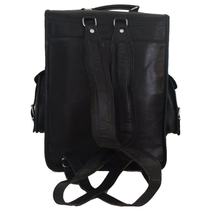 classy black leather backpack The Ghostbuster Laptop Backpack