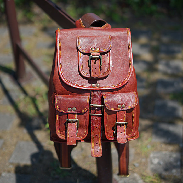Leather Backpack Backpack Bags Backpack Leather Bag Genuine