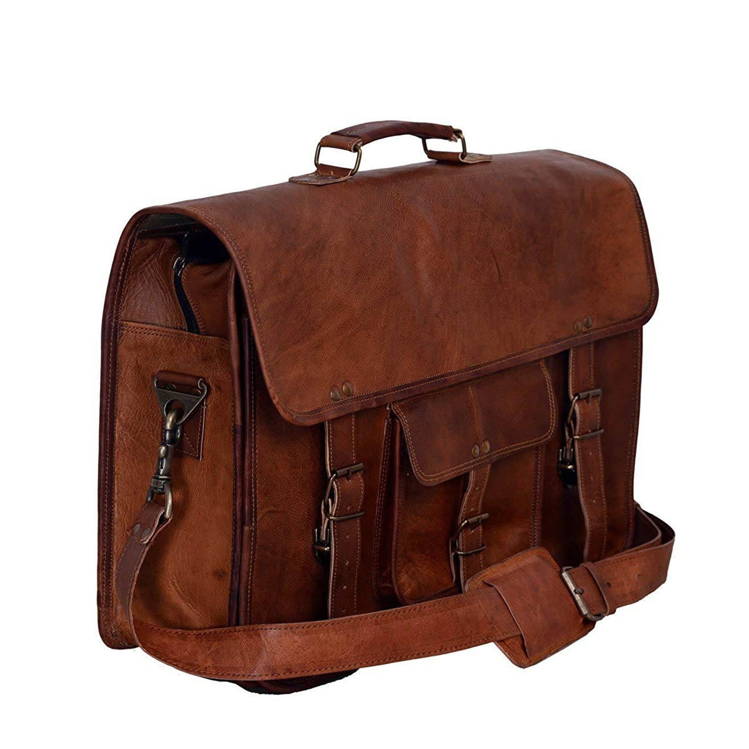 Attorney Leather Briefcase | Men's Leather Briefcase | Classy Leather ...