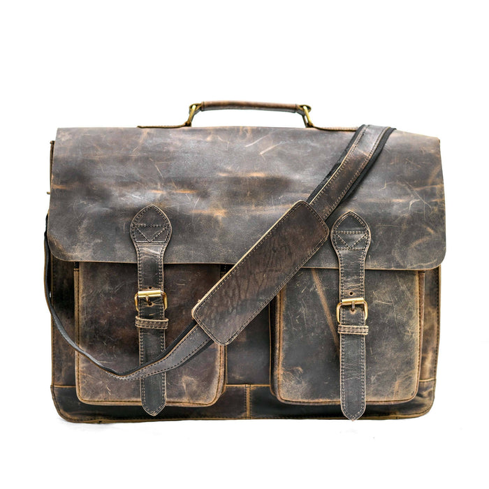 Rustic Town - Leather Messenger Bags Leather Laptop Bag Duffle
