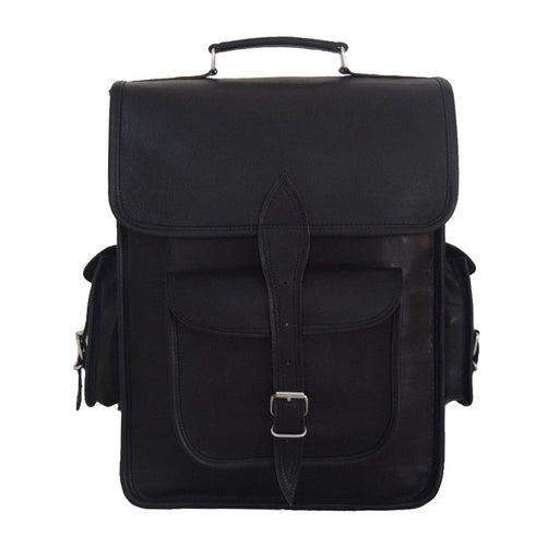 classy black leather backpack The Ghostbuster Laptop Backpack