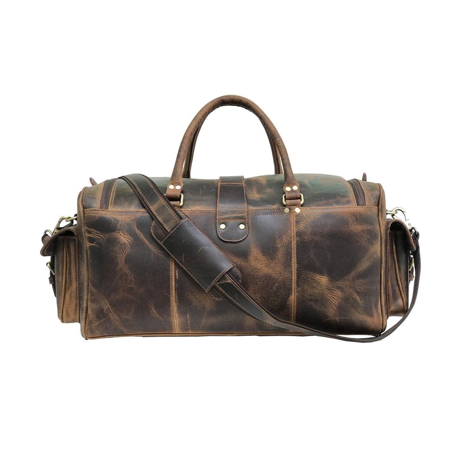 Roosevelt Leather Duffle Bag | Leather Weekend Bag For Men — Classy ...