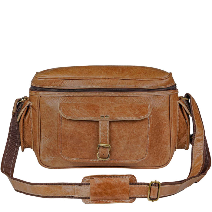 Very Soft Goat Leather messenger laptop computer case shoulder bag for men  women