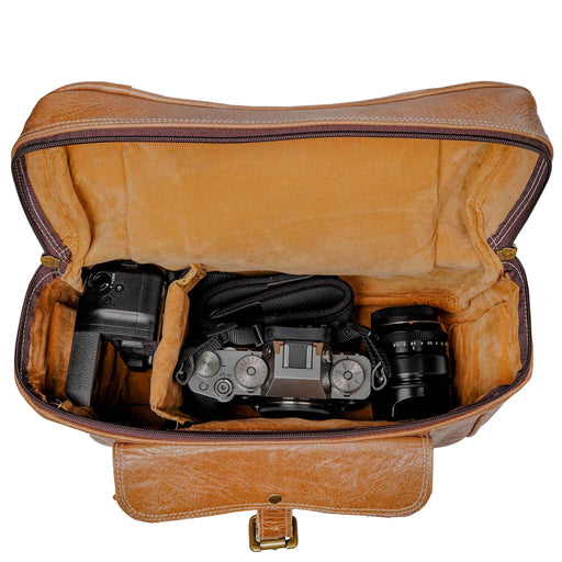 Faux Leather Camera Bags For Women I Carleen Creative