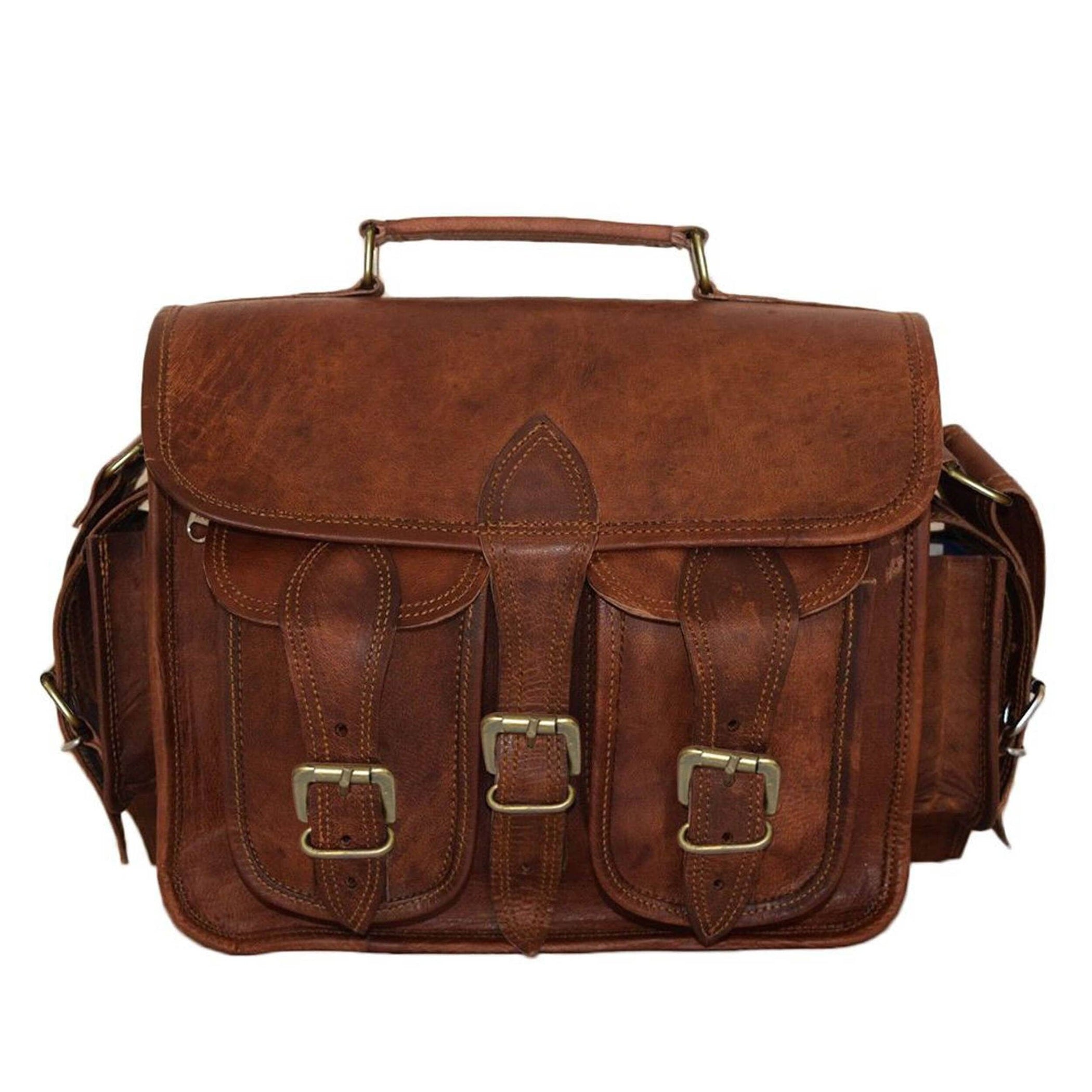 Pedro Camera Crossbody Bag | Leather Camera Bag — Classy Leather Bags
