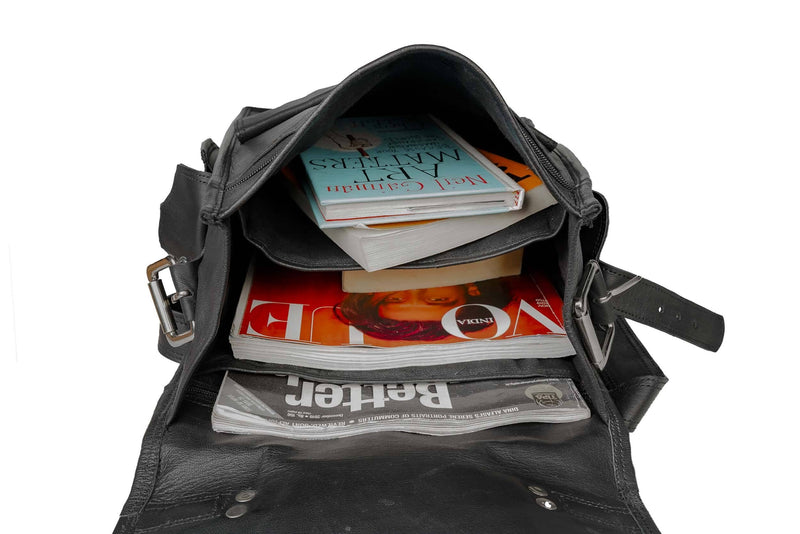 buckle-flap leather backpack berchirly vintage large travel backpacks The Harper Convertible