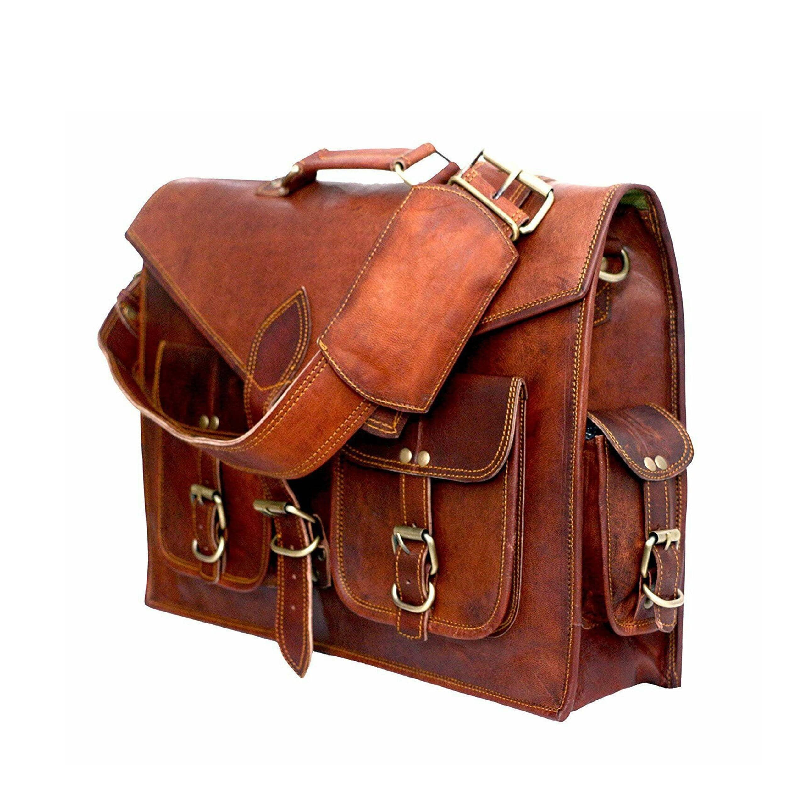 Classy Leather Bags Lawyer Briefcase - Thumbnail 5