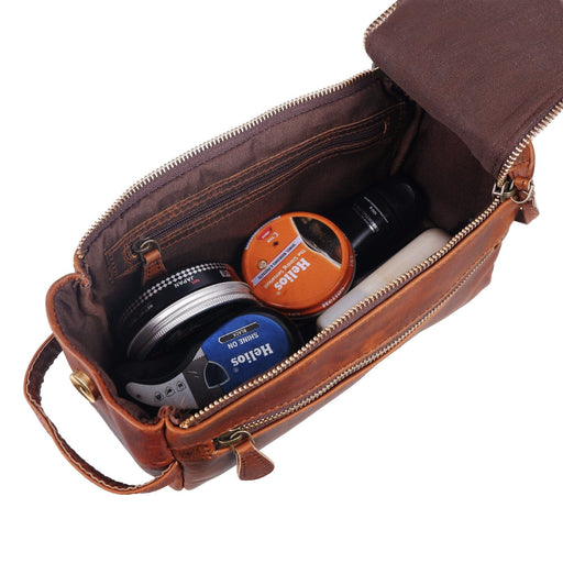 Best Leather Toiletry Travel Bag in USA