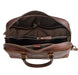 Buffalo Leather Briefcase Crossbody Laptop Bag