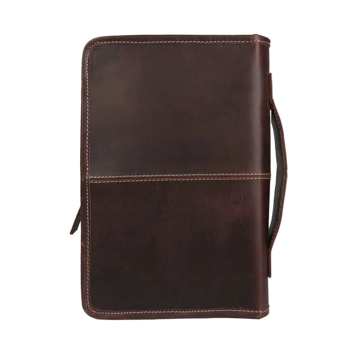 Classic Bible Leather Cover - Choco