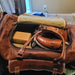 leather duffle bag